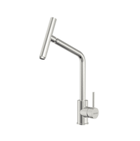MONOCOMANDO VERSA EM AÇO INOX COM BICA ARTICULADA
