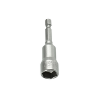 BITS SOQUETE ADAPTADOR IMANTADO 1/4 10MMX65MM WORKER