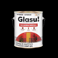 TINTA ESMALTE SINTÉTICO PRETO FOSCO SECAGEM MAIS RÁPIDA 900ML