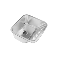 TANQUE INOX DE  EMBUTIR ACETINADO 25L 450X450X205 MM