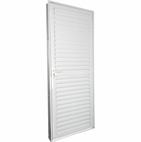 PORTA ALUMINIO BRANCO VENEZIANA 65 X 215 STANDARD CRV DIREITA