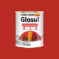 TINTA ESMALTE SINTÉTICO VERMELHO BRILHANTE SECAGEM MAIS RÁPIDA 900ML
