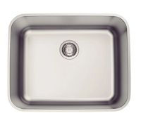 CUBA DE EMBUTIR DORA 50 BL R6 EM AÇO INOX ACETINADO COM VÁLVULA 50X40 CM