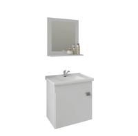 GABINETE IRIS 44 CM COM ESPELHEIRA BRANCO