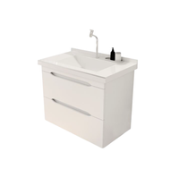 GABINETE TOUCADOR PARA BANHEIRO MILANO 65 CM CUBA INCLUSA BRANCO