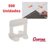 ESPACADOR NIVELADOR PISO CLIP 2,0MM (500 UN) ESPACADOR NIVELADOR PISO CLIP 2,0MM (500 UN)