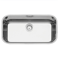 CUBA AÇO INOX PRIME LAVÍNIA ALTO BRILHO COM 56x34X17 CM VÁLVULA 3 1/2