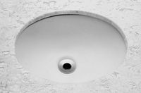 Cuba embutir oval 39x30cm branco ref.10119 Cuba embutir oval 39x30cm branco ref.10119