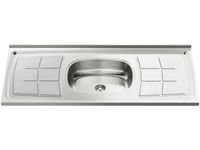 Pia aço inox 430 1,20 metro bali ref30200