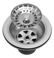 Valvúla para pia americana aço inox dubai 4.1/2