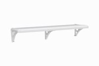 Prateleira pvc 80x30 branco pm3s/80 3,5mm