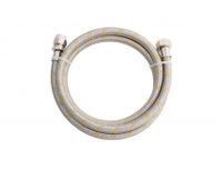 Mangueira inox para gás 1.20mt com adaptador e femea 1/