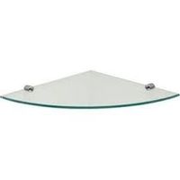 PRATELEIRA VIDRO CANTO 8MM  INCOLOR SUP CROMAD 25X