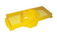 Caixa de luz plástica laje amarela ref 3027 34.5cm