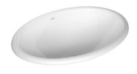 Cuba sobrepor oval 44x31cm branco l.65.17 Cuba sobrepor oval 44x31cm branco l.65.17