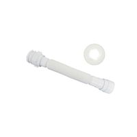 Sifão plástico sanfonado universal branco ssu
