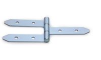 Dobradiça para portão de chumbar aço galvanizado dupla 8