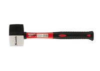 Martelo borracha branco/preto 225g