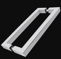 PUXADOR INOX POL 60CM QUADRADO 25X25 ACO 304 REF.7
