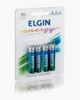 Pilha alcalina palito pequena aaa com 4und Pilha alcalina palito pequena aaa com 4und