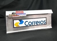 Caixa de correio tradicional de embutir de metal