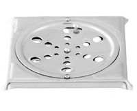 Grelha inox quad antinseto 10cm ref14210