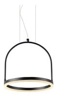 Pendente cage led alumínio cobre fosco 3000k