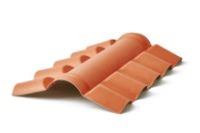 Cumeeira pvc central colonial ceramica