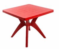 Mesa nature quadrada 72x85x85 vermelha