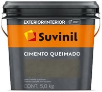 Cimento queimado acrilico balde 5kg tunel de concr