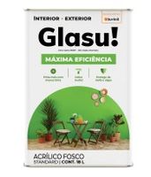 Glasu acrílica max eficiencia lata 18l branco neve