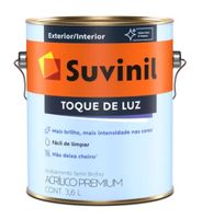 Toque de luz acrílico semi brilho premium galão branco