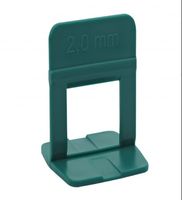 Espaçador nivelador para piso slim 2,0mm com 100 und
