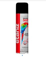 Tinta spray 400ml uso geral preto brilhante Tinta spray 400ml uso geral preto brilhante