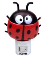 Luminária noturna led joaninha 1w