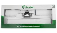 Kit acessorios 5 pcs napoli cromado ref95140