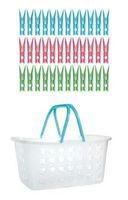 Cesto com prendedores maxi 36pcs