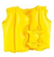 Colete inflavel infantil amarelo