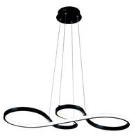 Pendente led lp-016p 40w temp.cor 3 em 1 preto