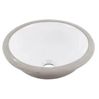 Cuba embutir redonda 36x36cm branco m01 Cuba embutir redonda 36x36cm branco m01