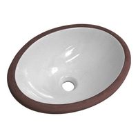 Cuba embutir oval 40,5x31cm m01 branco Cuba embutir oval 40,5x31cm m01 branco