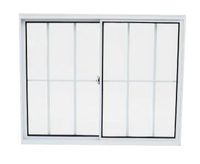 Janela correr branco com grade 100(a)x120(l) v.liso Janela correr branco com grade 100(a)x120(l) v.liso