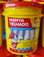 Manta liquida branca telhado balde 18kg Manta liquida branca telhado balde 18kg