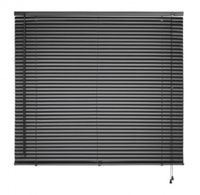 Persiana horizontal pvc 160x130cm preta