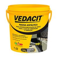 Vedacit massa asfaltica imperm galao 3,9kg