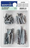 KIT PARAFUSOS COM BUCHAS 05 A 10MM C/45 PECAS