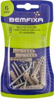 PARAFUSO PHILLIPS C/BUCHA C.CHATA 10MM C/5