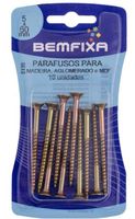 PARAFUSO PHILLIPS P/MADEIRA 3,0X25MM C/20