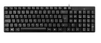 Teclãdo com fio compacto usb 120cm preto tc193