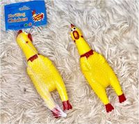 Brinquedo pet frango com apito